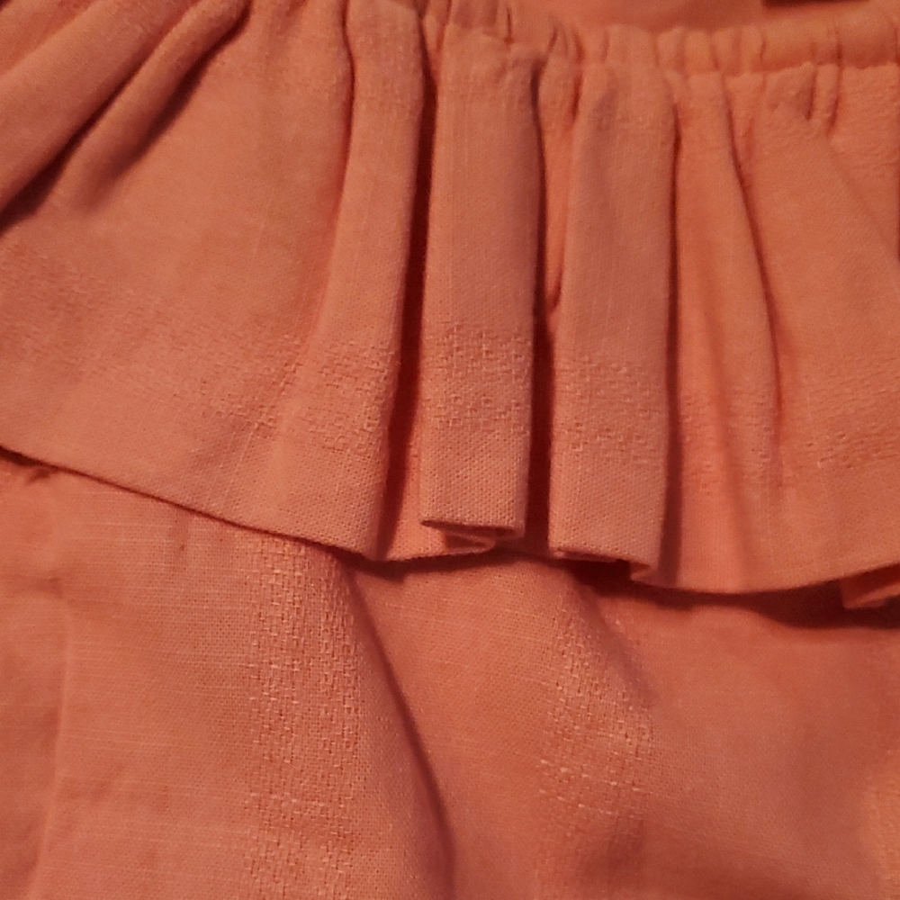 Express Pink Ruffle-Trim Cropped Top - Picture 4 of 4